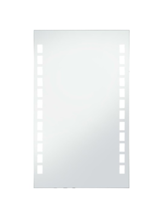Koupelnové nástěnné zrcadlo s LED osvětlením 60 x 100 cm