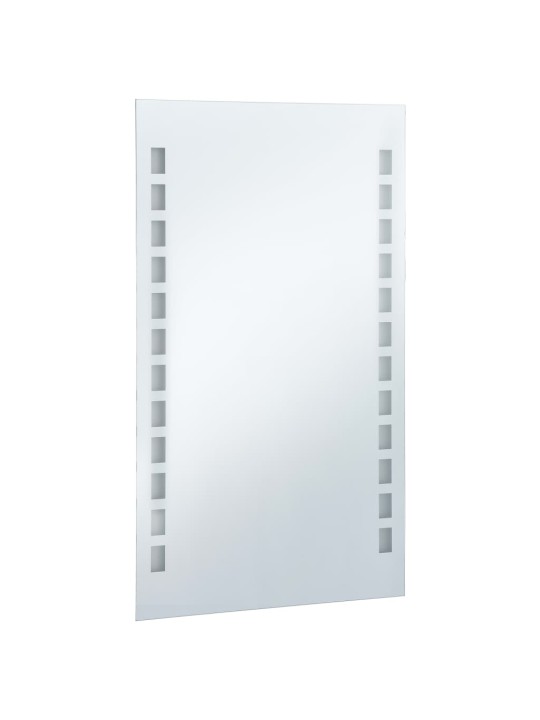 Koupelnové nástěnné zrcadlo s LED osvětlením 60 x 100 cm
