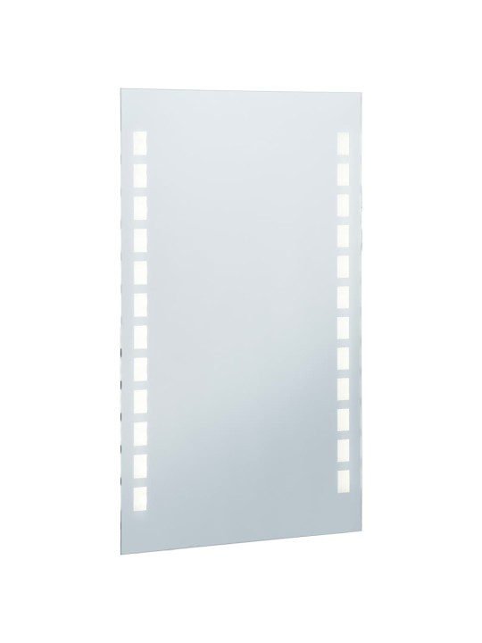 Koupelnové nástěnné zrcadlo s LED osvětlením 60 x 100 cm