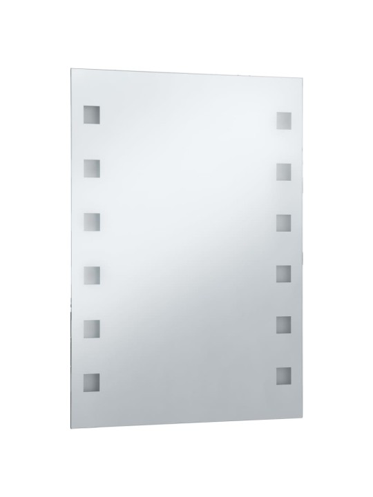 Koupelnové nástěnné zrcadlo s LED osvětlením 60 x 80 cm