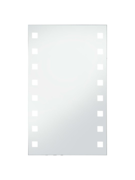 Koupelnové nástěnné zrcadlo s LED osvětlením 60 x 100 cm