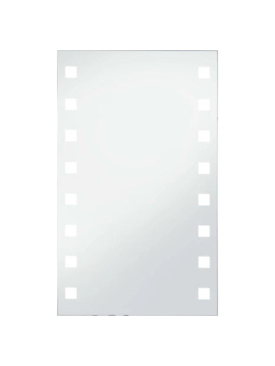 Koupelnové nástěnné zrcadlo s LED osvětlením 60 x 100 cm