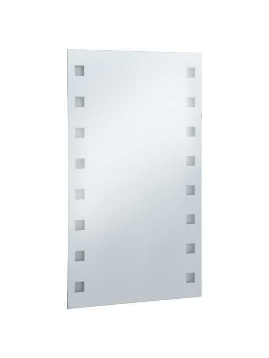 Koupelnové nástěnné zrcadlo s LED osvětlením 60 x 100 cm