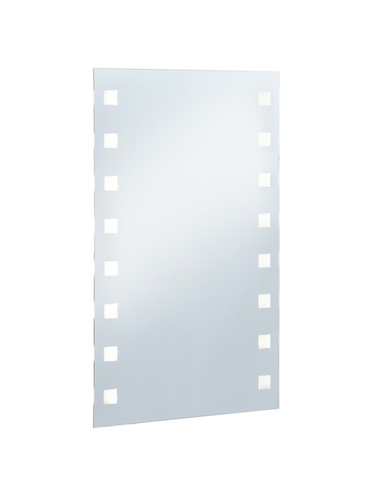 Koupelnové nástěnné zrcadlo s LED osvětlením 60 x 100 cm