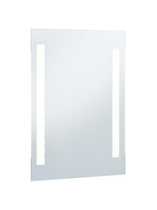 Koupelnové nástěnné zrcadlo s LED osvětlením 60 x 100 cm