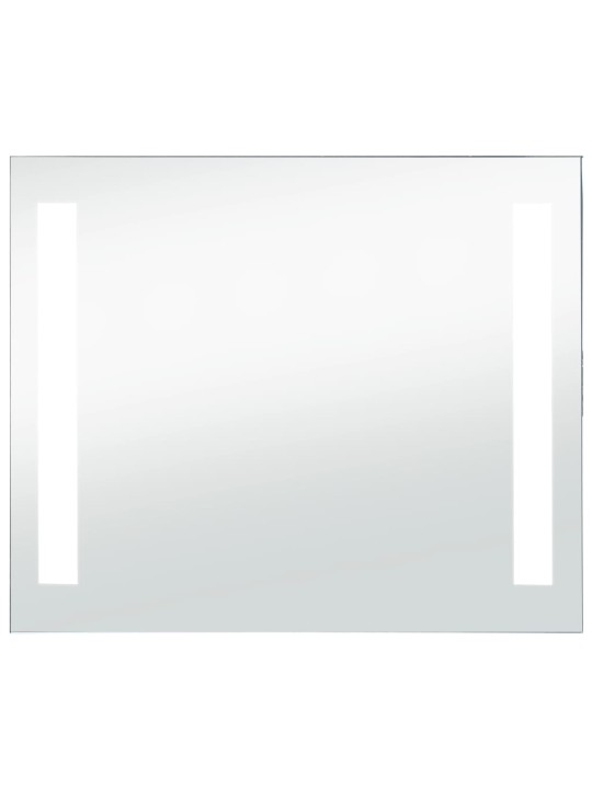 Koupelnové nástěnné zrcadlo s LED osvětlením 60 x 50 cm