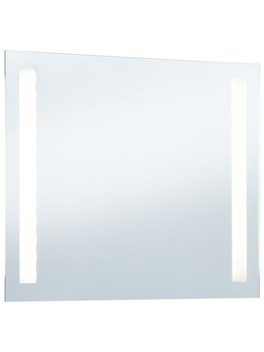 Koupelnové nástěnné zrcadlo s LED osvětlením 60 x 50 cm