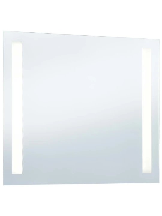 Koupelnové nástěnné zrcadlo s LED osvětlením 60 x 50 cm