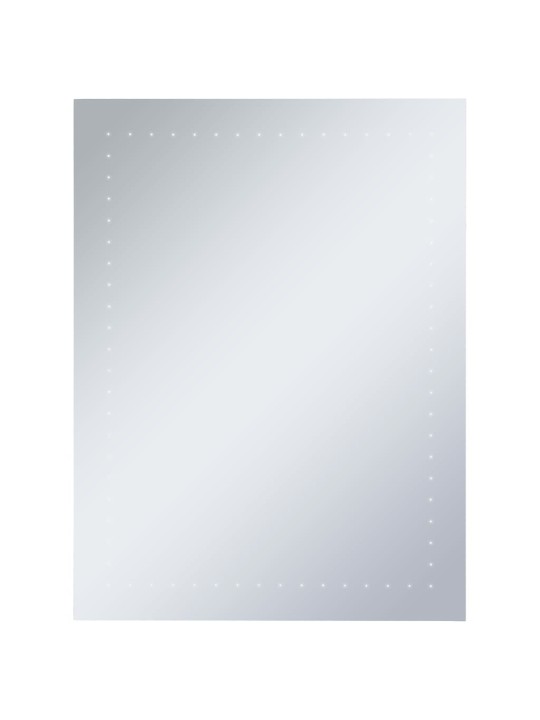 Koupelnové nástěnné zrcadlo s LED osvětlením 60 x 80 cm
