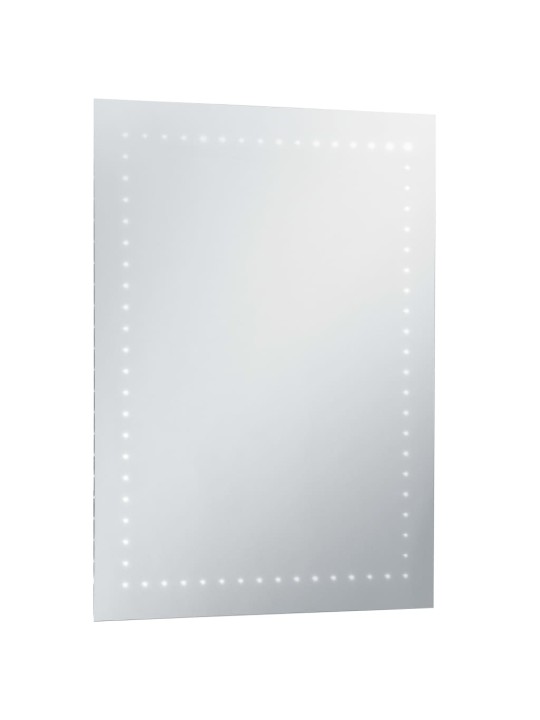 Koupelnové nástěnné zrcadlo s LED osvětlením 60 x 80 cm