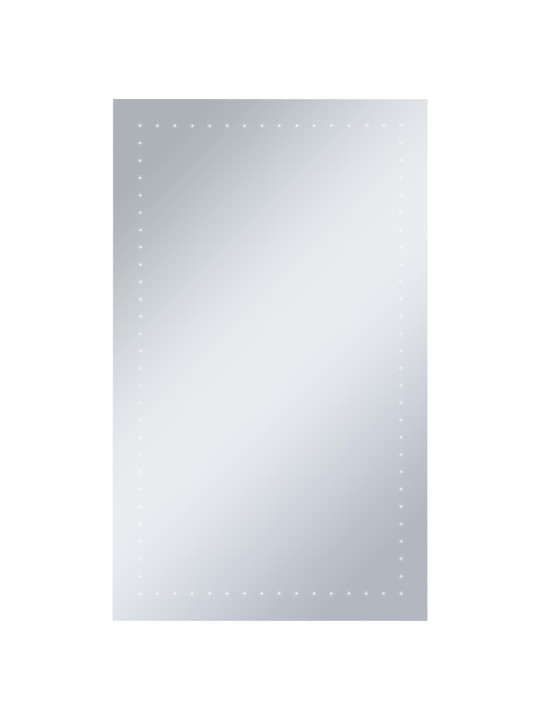Koupelnové nástěnné zrcadlo s LED osvětlením 60 x 100 cm