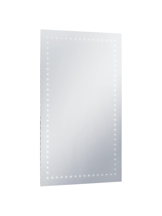 Koupelnové nástěnné zrcadlo s LED osvětlením 60 x 100 cm