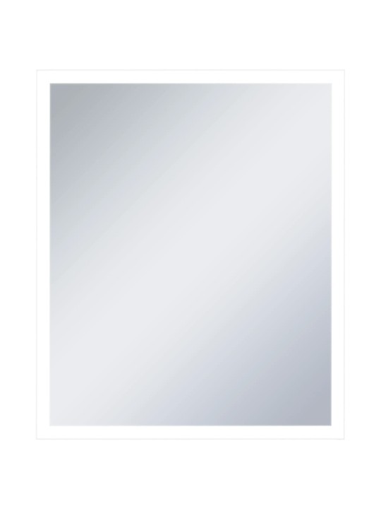 Koupelnové nástěnné zrcadlo s LED osvětlením 50 x 60 cm