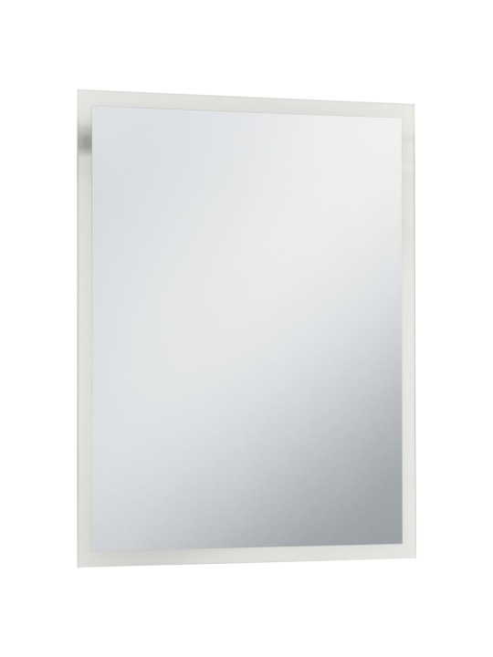 Koupelnové nástěnné zrcadlo s LED osvětlením 50 x 60 cm