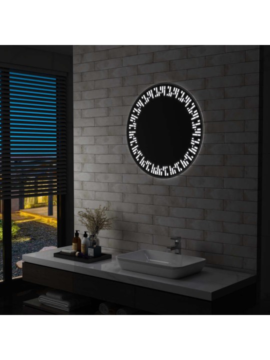 Koupelnové zrcadlo s LED osvětlením 70 cm