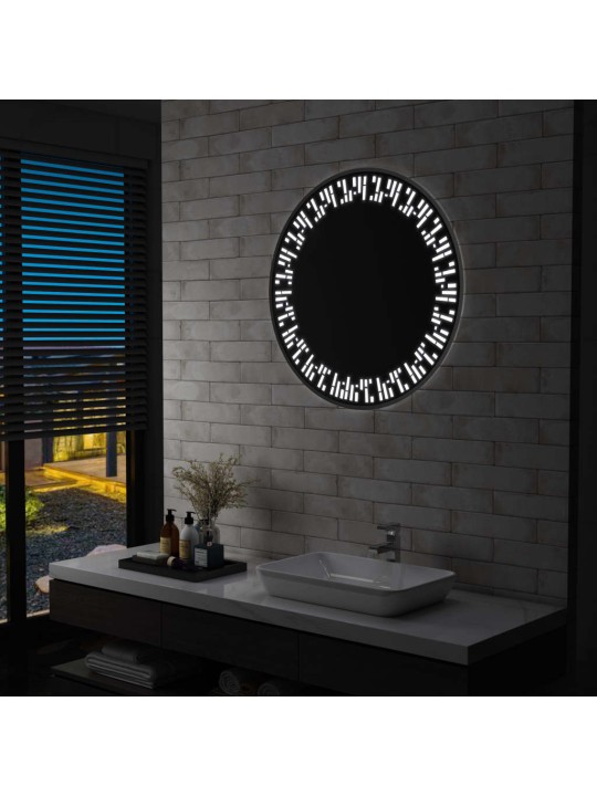 Koupelnové zrcadlo s LED osvětlením 80 cm