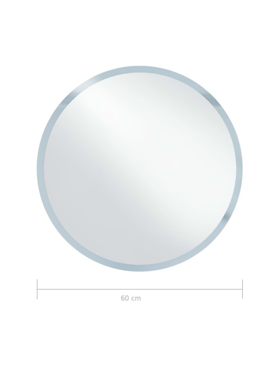 Koupelnové zrcadlo s LED osvětlením 60 cm