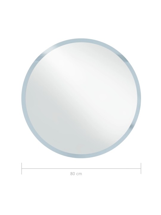 Koupelnové zrcadlo s LED osvětlením 80 cm
