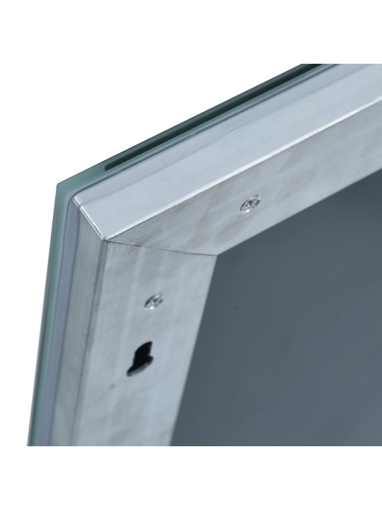 Koupelnové nástěnné zrcadlo s LED osvětlením 60 x 50 cm