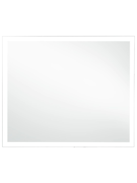 Koupelnové nástěnné zrcadlo s LED osvětlením 80 x 60 cm