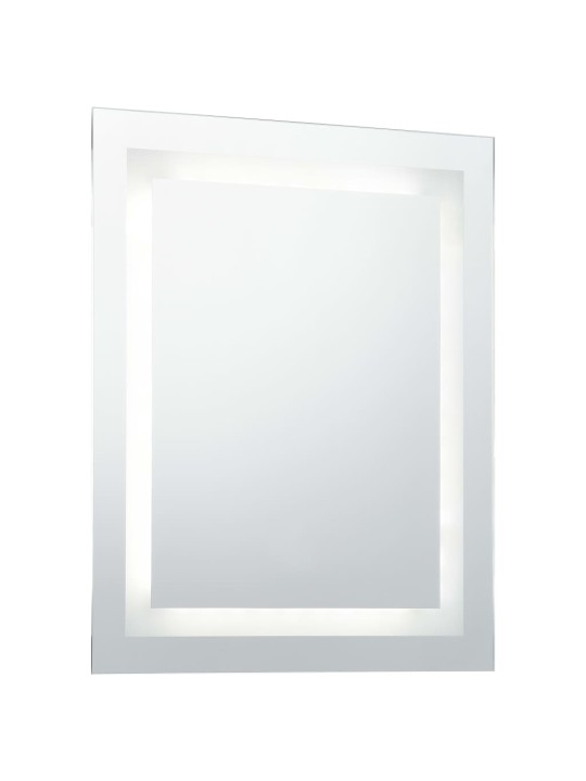 Koupelnové zrcadlo s LED světly a dotykovým senzorem 50 x 60 cm