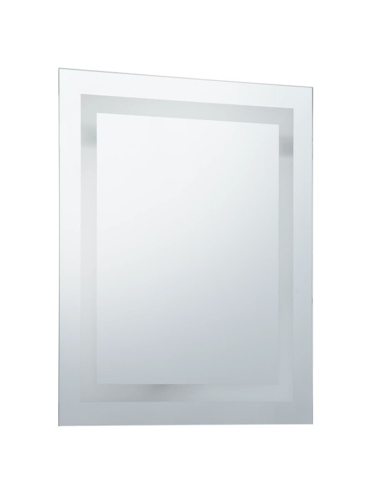 Koupelnové zrcadlo s LED světly a dotykovým senzorem 50 x 60 cm