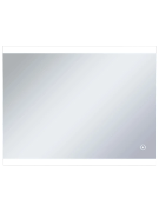 Koupelnové zrcadlo s LED světly a dotykovým senzorem 80 x 60 cm
