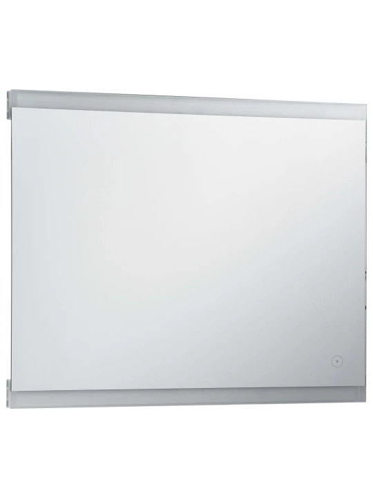Koupelnové zrcadlo s LED světly a dotykovým senzorem 80 x 60 cm