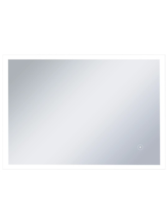 Koupelnové zrcadlo s LED světly a dotykovým senzorem 100x60 cm
