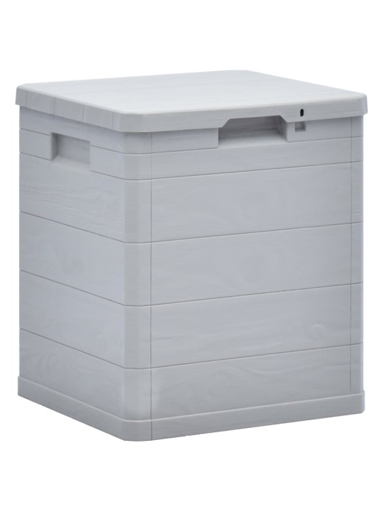 Zahradní úložný box 90 l světle šedý
