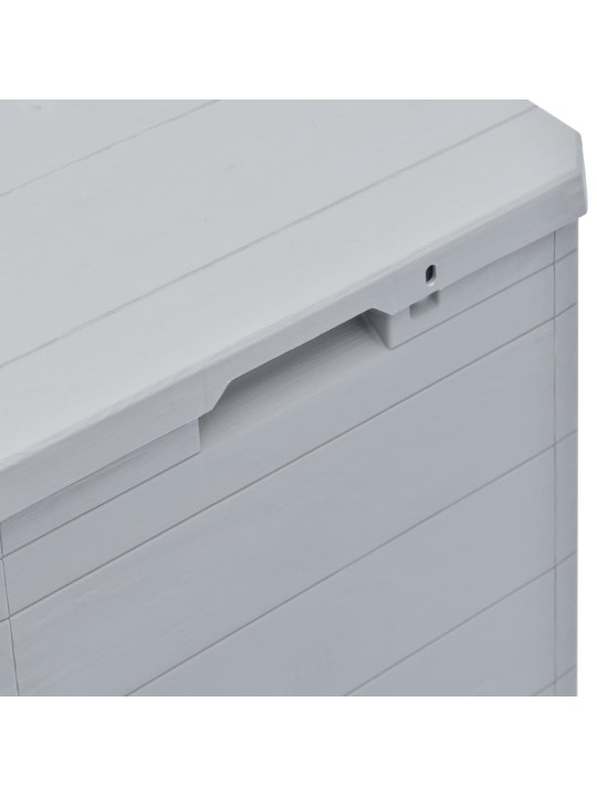 Zahradní úložný box 90 l světle šedý