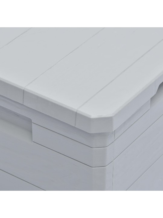 Zahradní úložný box 90 l světle šedý