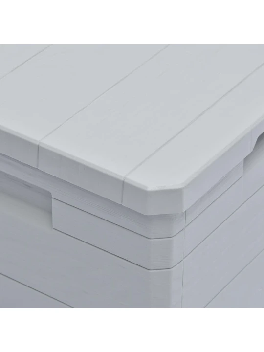 Zahradní úložný box 90 l světle šedý
