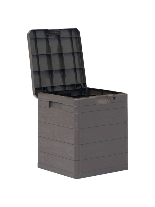 Zahradní úložný box 90 l hnědý