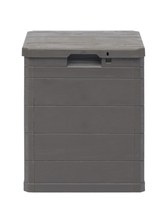 Zahradní úložný box 90 l hnědý