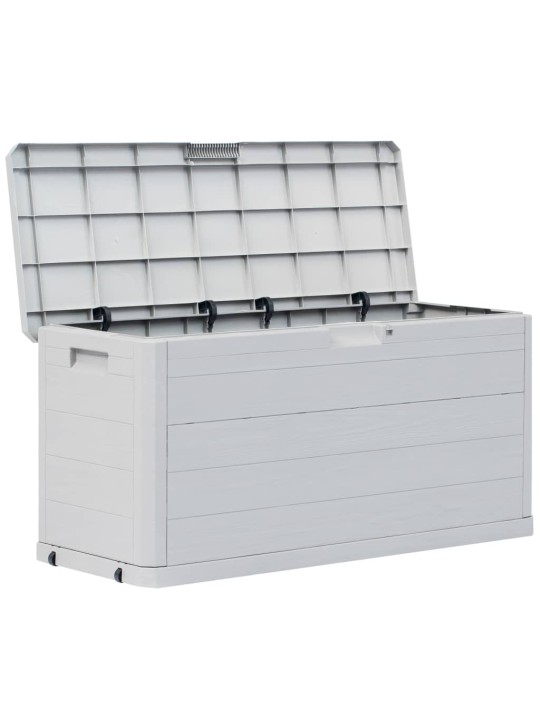 Zahradní úložný box 280 l světle šedý