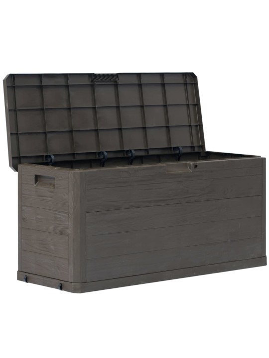Zahradní úložný box 280 l hnědý