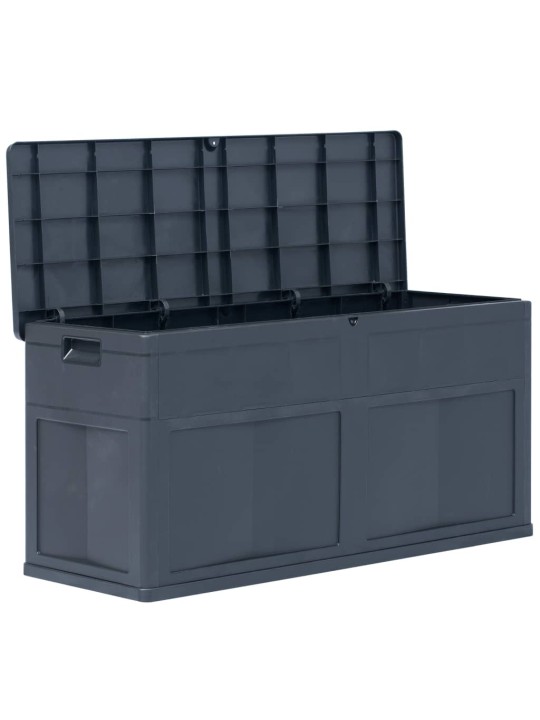 Zahradní úložný box 320 l černý