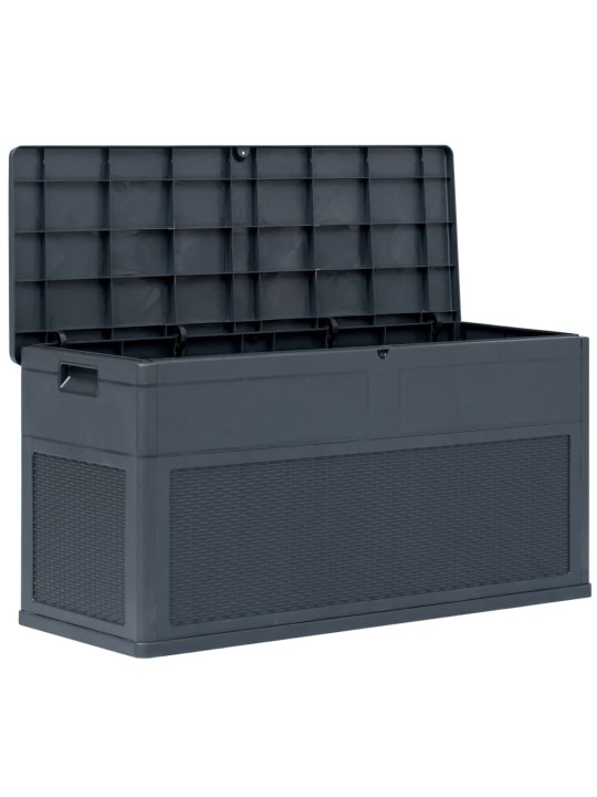 Zahradní úložný box 320 l antracitový