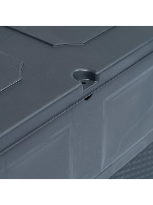 Zahradní úložný box 320 l antracitový