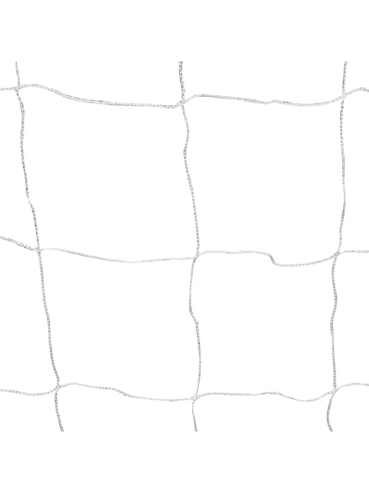 Fotbalové branky 2 ks se sítí 182 x 61 x 122 cm ocelové bílé