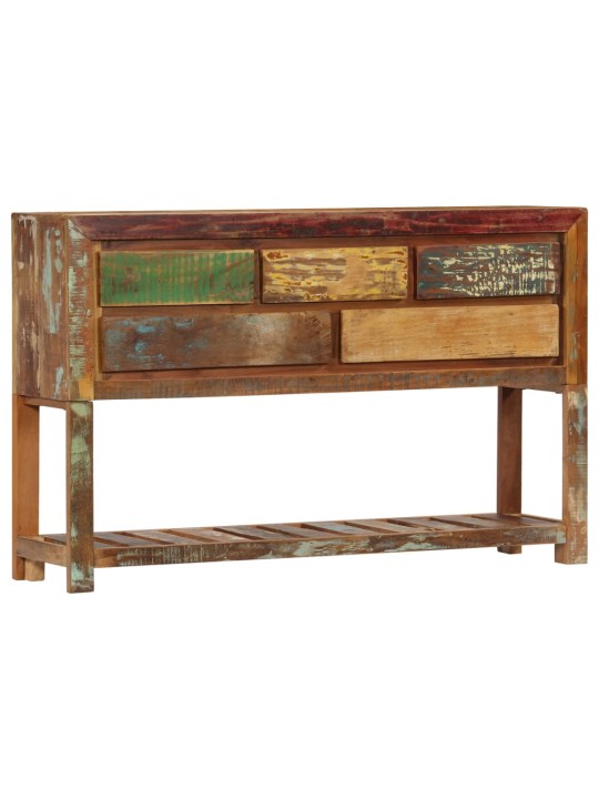 Příborník 120 x 30 x 75 cm masivní recyklované dřevo