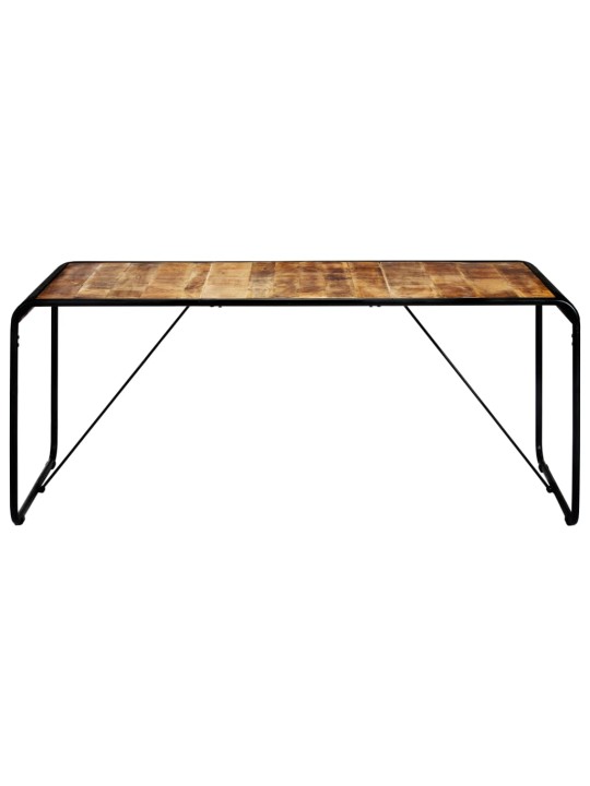 Jídelní stůl 180 x 90 x 76 cm masivní hrubé mangovníkové dřevo