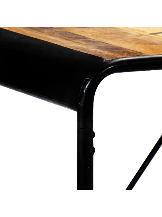 Jídelní stůl 180 x 90 x 76 cm masivní hrubé mangovníkové dřevo