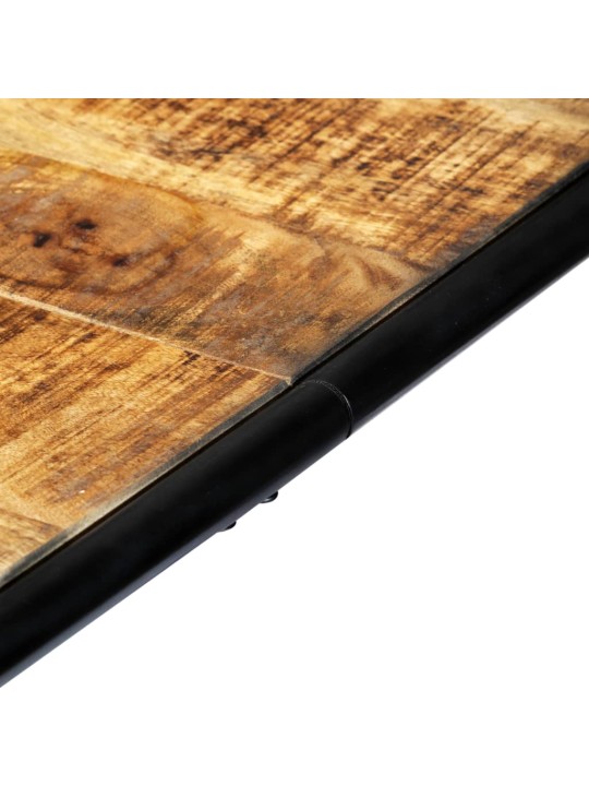Jídelní stůl 180 x 90 x 76 cm masivní hrubé mangovníkové dřevo