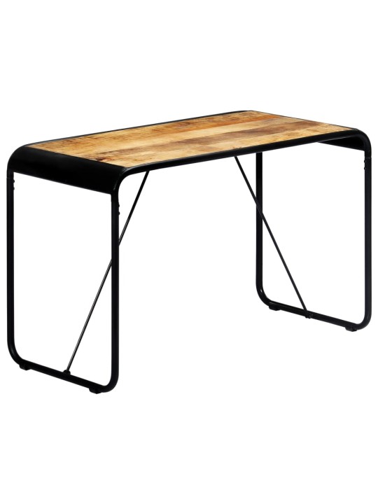 Jídelní stůl 118 x 60 x 76 cm masivní hrubé mangovníkové dřevo