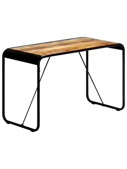 Jídelní stůl 118 x 60 x 76 cm masivní hrubé mangovníkové dřevo