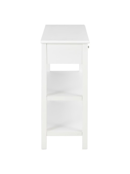 Příborník bílý 110 x 35 x 80 cm MDF