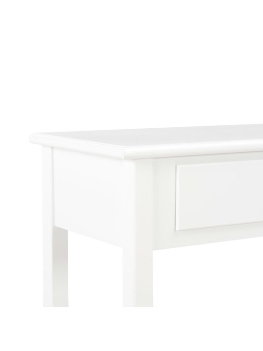 Příborník bílý 110 x 35 x 80 cm MDF