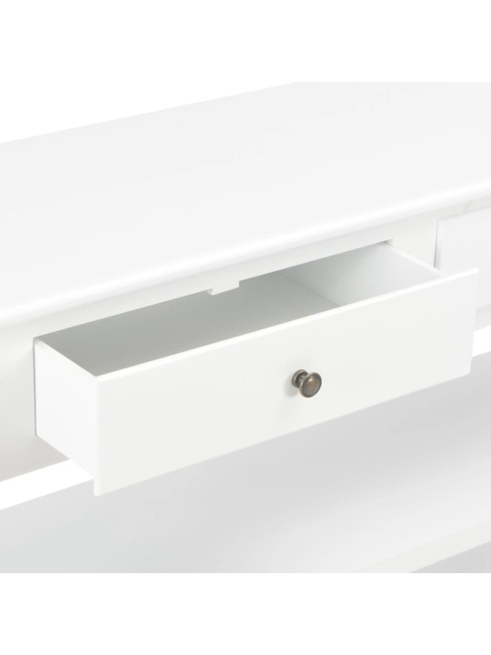 Příborník bílý 110 x 35 x 80 cm MDF